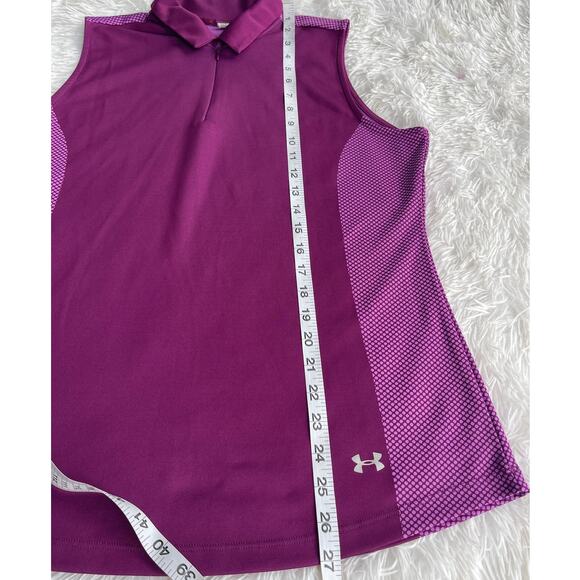 Under Armour Polo Shirt Golf Women Sz L Gently used - Picture 3 of 6